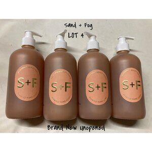 Sand + Fog Scented Hand Soap California Beach House 15.7 Fl Oz x 4 Brand New